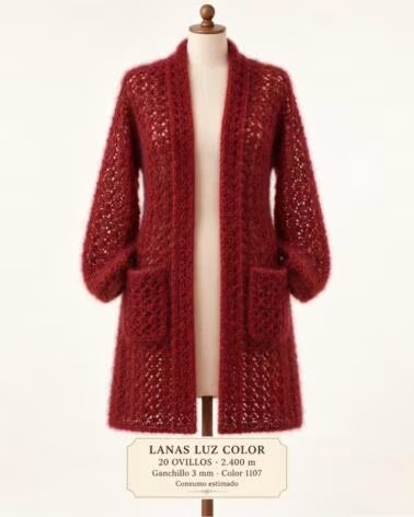 LUZ COLOR FILATO MOHAIR 90 BORDEAUX-ORO 1107 LANA