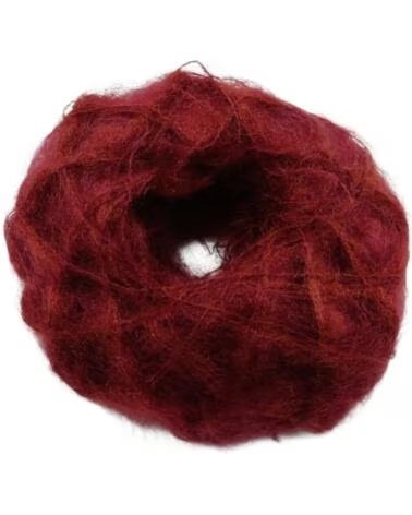 LUZ COLOR FILATO MOHAIR 90 BORDEAUX-ORO 1107 LANA