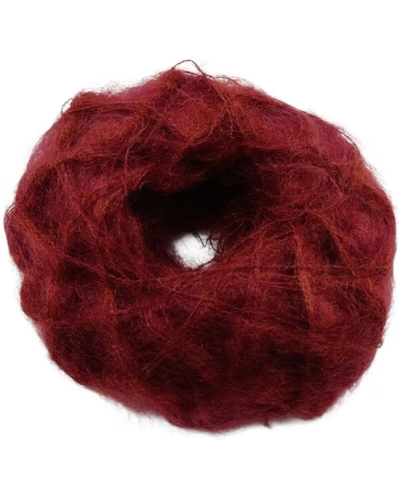 LUZ COLOR FILATO MOHAIR 90 BORDEAUX-ORO 1107 LANA