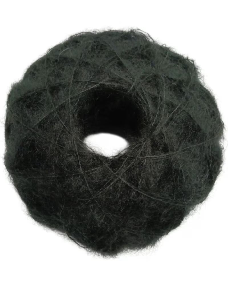 LUZ COLOR FILATO MOHAIR 90 NERO 314 LANA