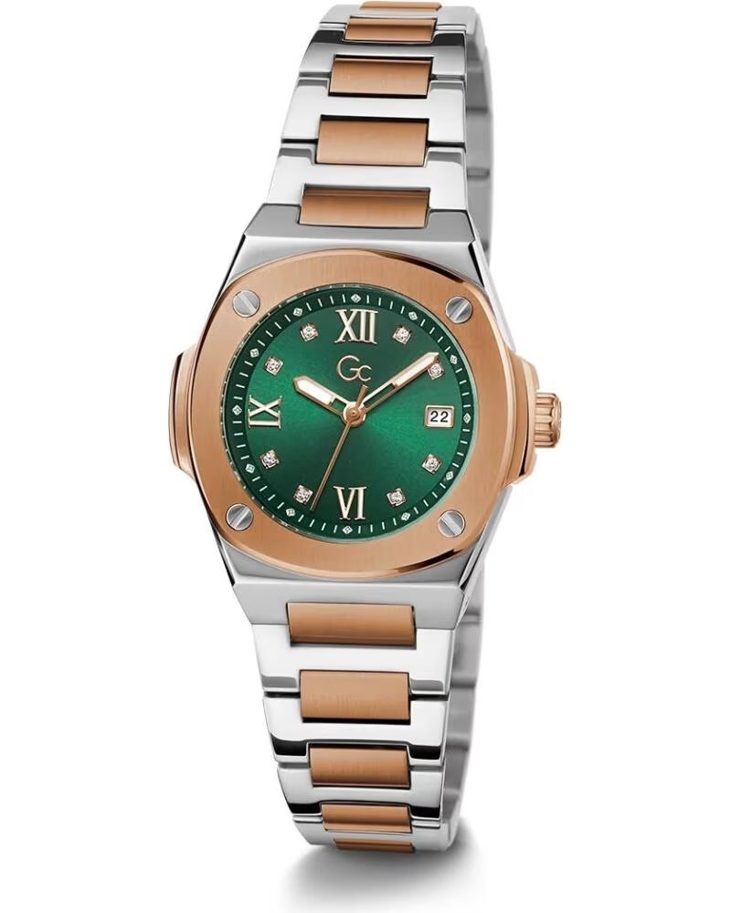 MONTRE GC Z12001L9MF CADRAN VERT GRIS