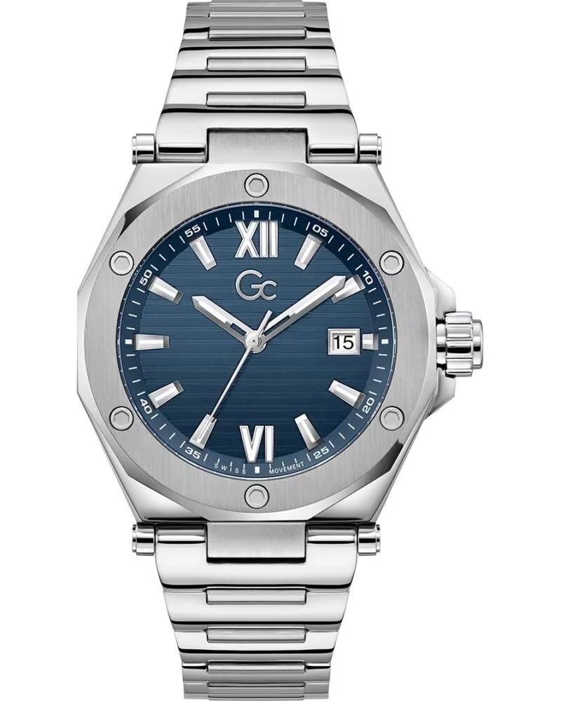 RELOJ GC Z67001G7 ACERO INOXIDABLE ESFERA AZUL GRIS
