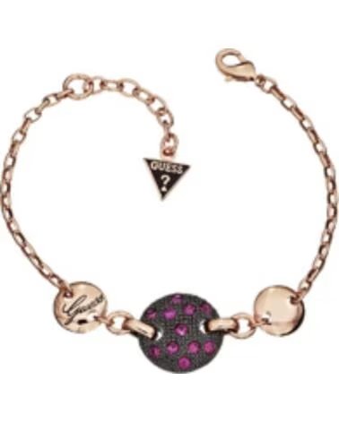 BRACCIALE GUESS UBB71280 IN ACCIAIO PLACCATO ORO ROSA E CRISTALLI