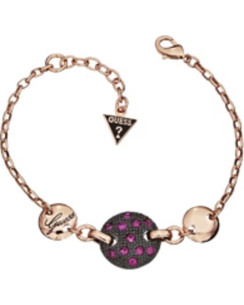 BRACCIALE GUESS UBB71280 IN ACCIAIO PLACCATO ORO ROSA E CRISTALLI