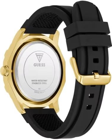 RELOJ GUESS GW0954G2 DORADO CON CORREA NEGRA NEGRO