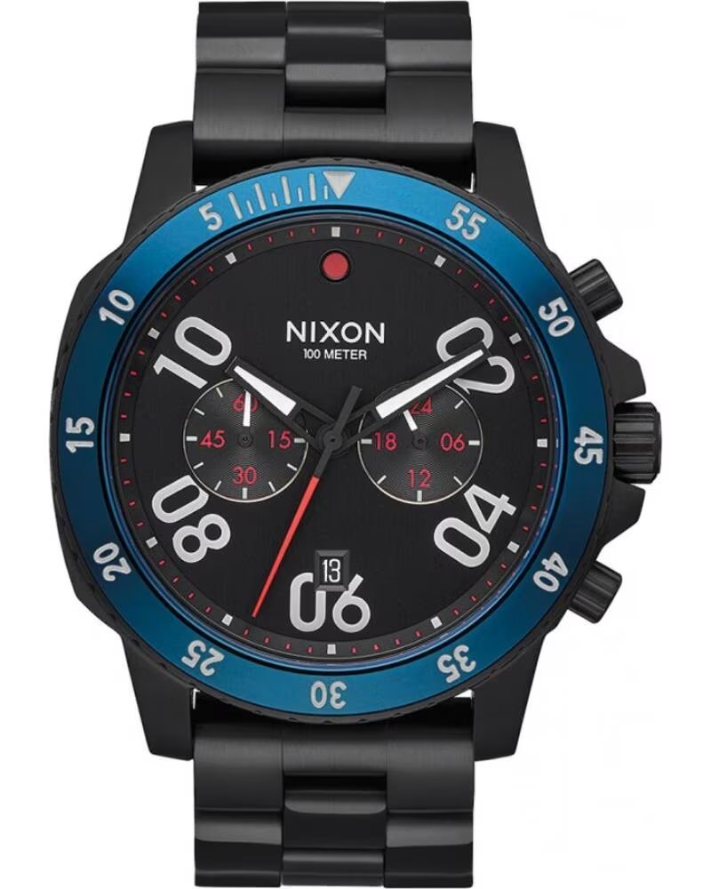 RELOJ NIXON A549602 NEGRO CRONÓGRAFO CUARZO