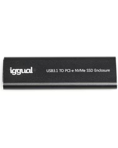 IGGUAL Caja externa USB-C 3 1 SSD M 2 NVMe y SATA