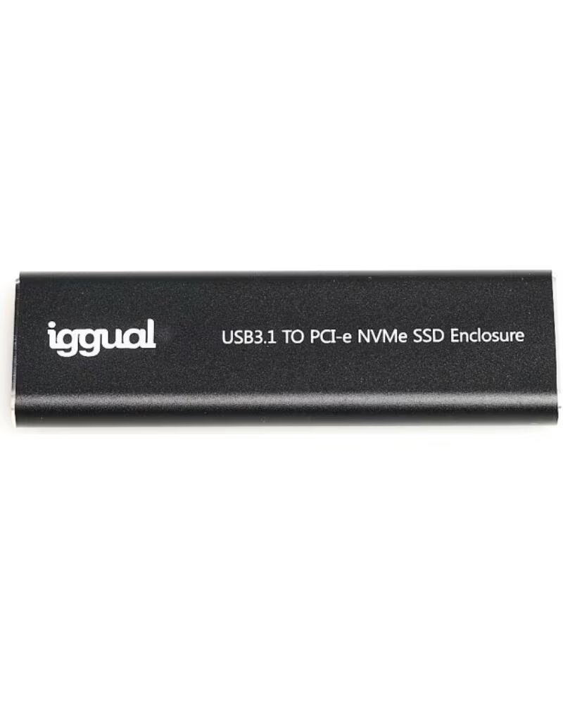 IGGUAL Caja externa USB-C 3 1 SSD M 2 NVMe y SATA