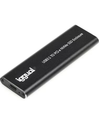 IGGUAL Caja externa USB-C 3 1 SSD M 2 NVMe y SATA