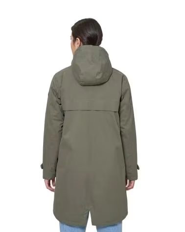 BATELA WASSERDICHTER BAUMWOLLMANTEL C3181 KHAKI VARIOS COLORES