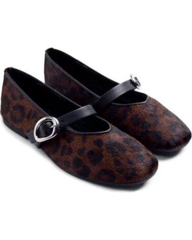 GIOSEPPO BALLERINES POUR FEMME 80008 IMPRIMÉ LÉOPARD LEOPARDO