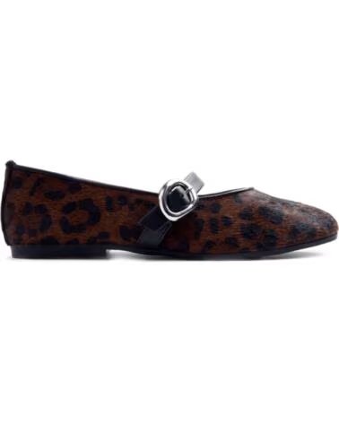 GIOSEPPO BALLERINES POUR FEMME 80008 IMPRIMÉ LÉOPARD LEOPARDO