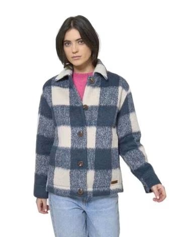 BATELA FLEECE-ÜBERHEMD MIT KAROMUSTER A2529 VARIOS COLORES