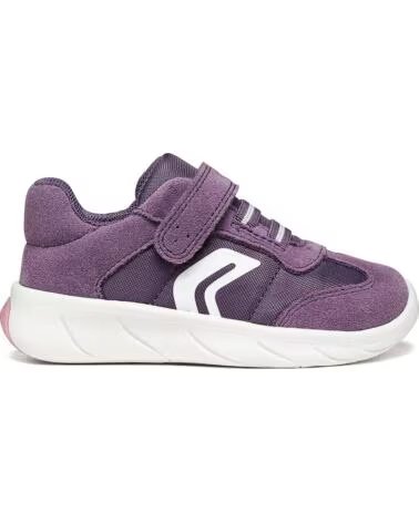 GEOX BARFUSS-SNEAKER FÜR MÄDCHEN B661JA FOOT-RUN CASUAL SPORT LTVIOLETWHITE