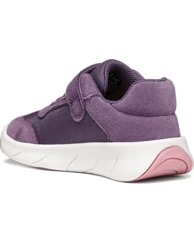 GEOX BARFUSS-SNEAKER FÜR MÄDCHEN B661JA FOOT-RUN CASUAL SPORT LTVIOLETWHITE