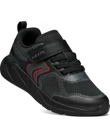 GEOX SNEAKERS J66GBD SPRINTYE JUNIOR BLACKDKGREY