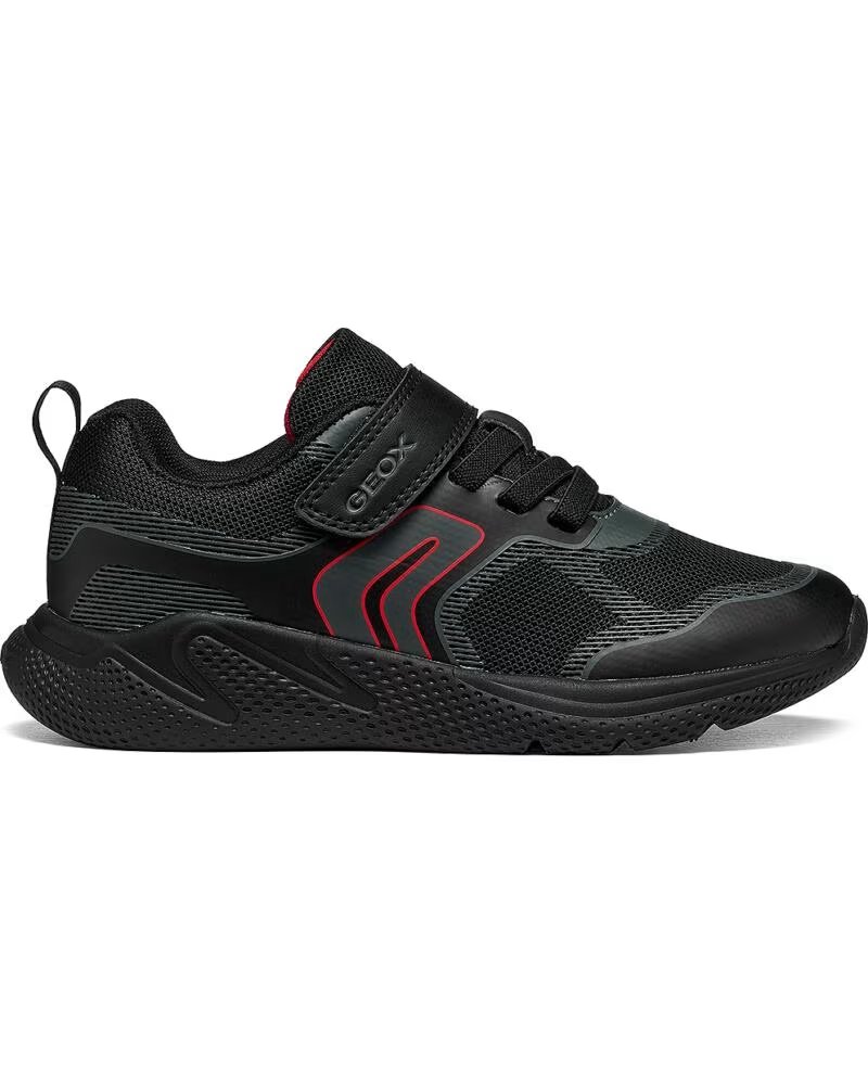 GEOX SNEAKERS J66GBD SPRINTYE JUNIOR BLACKDKGREY