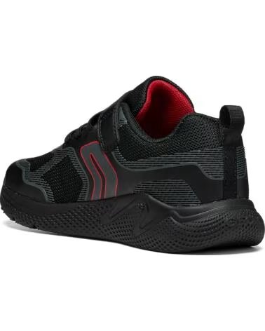 GEOX SNEAKERS J66GBD SPRINTYE JUNIOR BLACKDKGREY