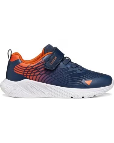 GEOX SAPATILHAS J66GBB J SPRINTYE BOY NAVYORANGE