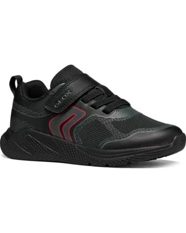 GEOX SNEAKERS J66GBD SPRINTYE JUNIOR BLACKDKGREY
