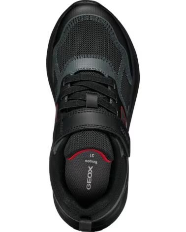 GEOX SNEAKERS J66GBD SPRINTYE JUNIOR BLACKDKGREY