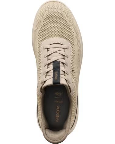 GEOX TÊNIS SPHERICA PLUS U55MPA LTBEIGE HOMEM