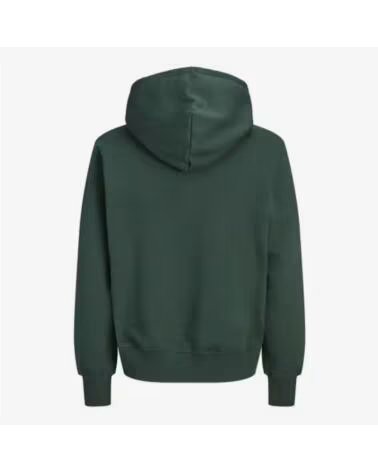 JACK AND JONES FELPA CON CAPPUCCIO JORFREDERIKSBERG MONOGRAM 12300022 VERDE