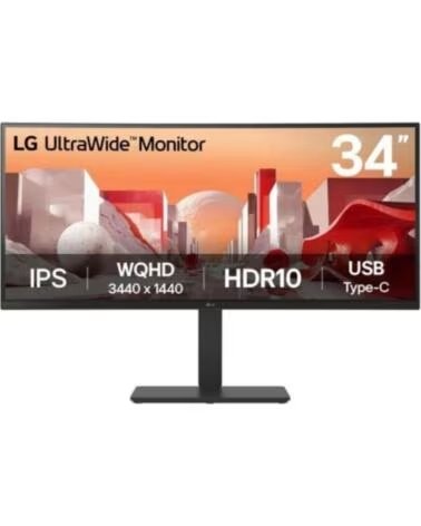 LG ULTRAWIDE MONITOR 34BA75QE-B 34 ZOLL CURVED WQHD 60HZ
