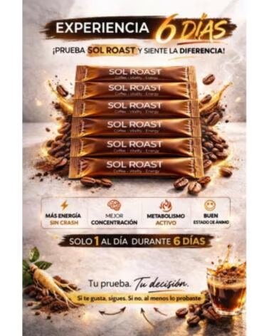 VALENTUS CAFE - SOL ROAST CAFE 6 STICKS PLAN 6 DiAS