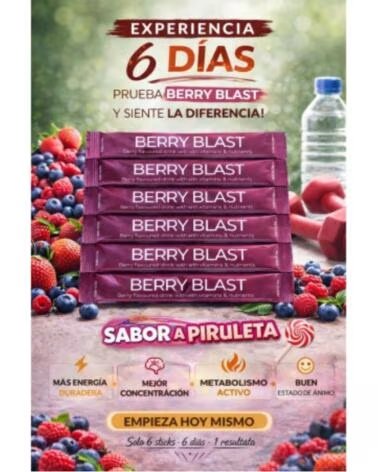 VALENTUS BERRY BLAST 6 SOBRES X5 G PLAN 6 DiAS