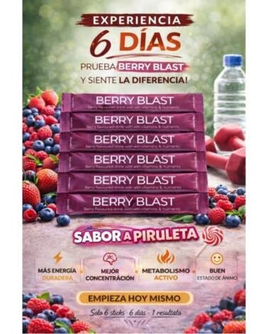 VALENTUS BERRY BLAST 6 SOBRES X5 G PLAN 6 DiAS