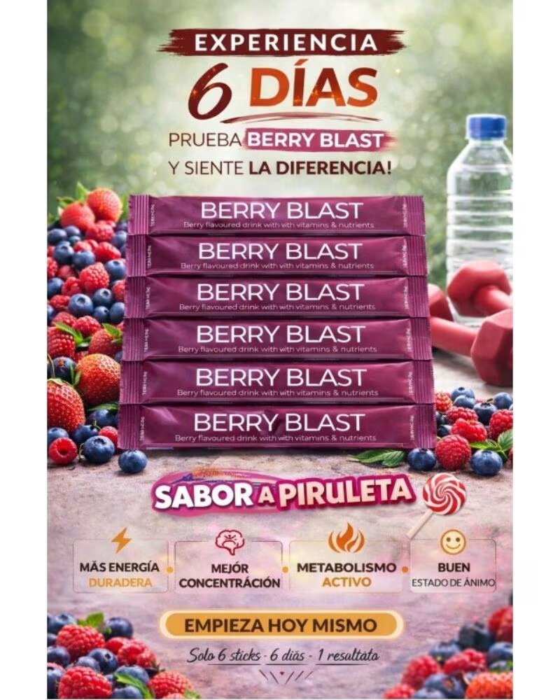 VALENTUS BERRY BLAST 6 SOBRES X5 G PLAN 6 DiAS