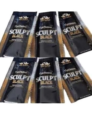 VIDA DIVINA CAFE SCULPT BLACK PLAN 6 DIAS 6 SOBRES