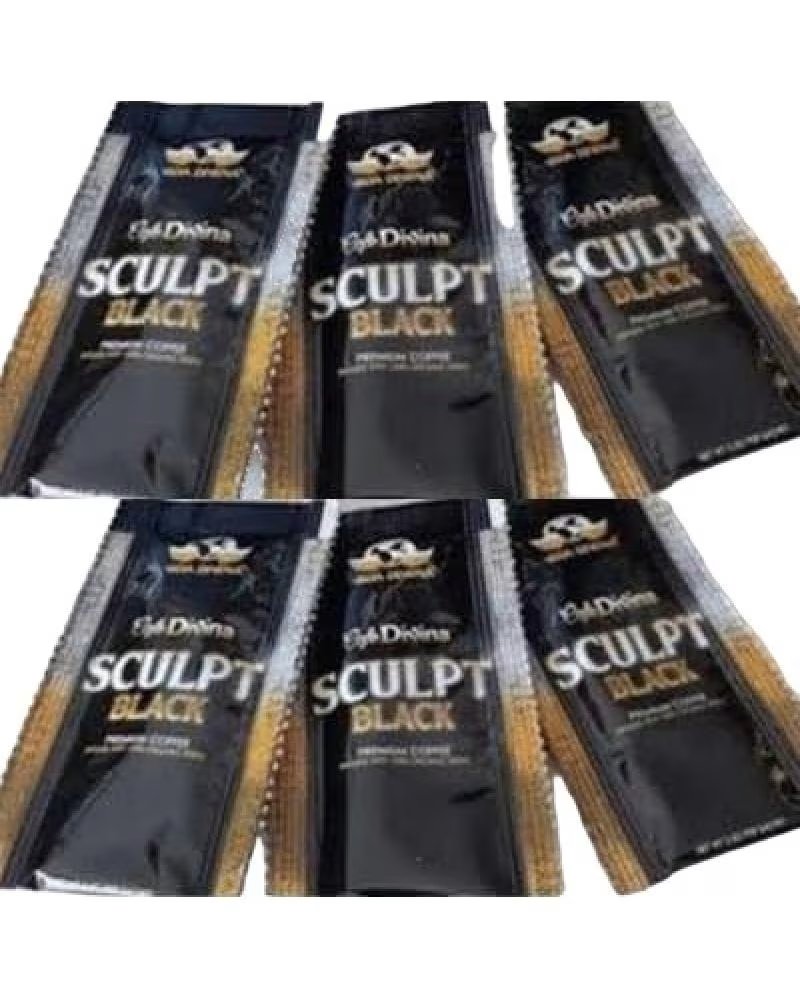 VIDA DIVINA CAFE SCULPT BLACK PLAN 6 DIAS 6 SOBRES