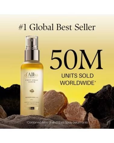 D´ALBA FIRST SPRAY SERUM CON TRUFAS BLANCAS ITALIANAS 100ML