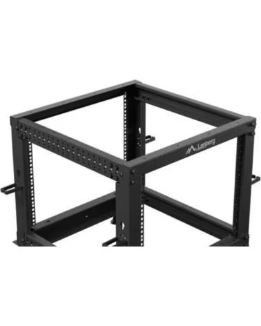 LANBERG ARMARIO ABIERTO RACK 19 9U 600X600 AJUSTABLE HASTA BLACK