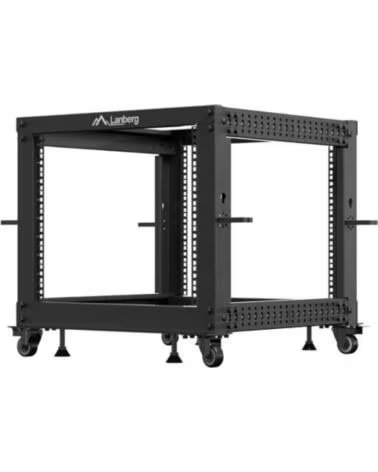 LANBERG ARMARIO ABIERTO RACK 19 9U 600X600 AJUSTABLE HASTA BLACK