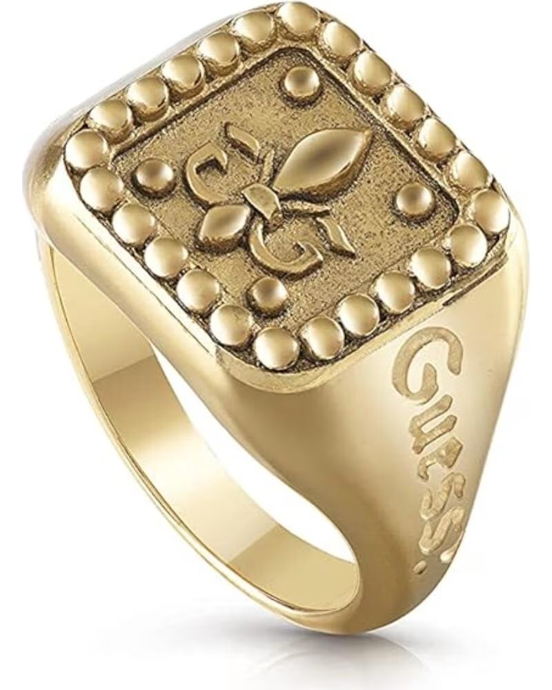 ANELLO CON SIGILLO GUESS UMR70005-66 DORATO