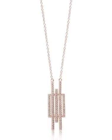 COLLIER SIF JAKOBS C0153-CZ-RG EN ARGENT PLAQUÉ OR ROSE AVEC ZIRCONES