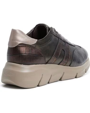 KOMBINIERTE LEDER-SNEAKER 24 HRS 27006 BRASS