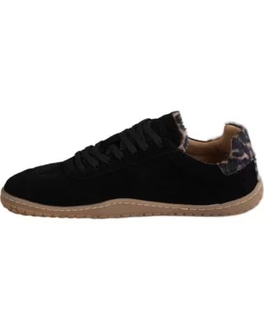DAMEN BARFUSSSCHUHE DROP 0 ORIGIN IN SCHWARZ VON WOODIES NEGRO