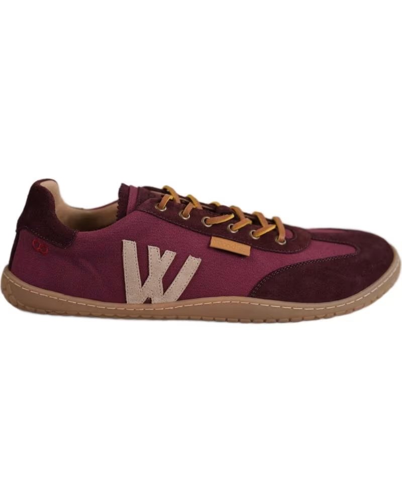 ZAPATILLAS BAREFOOT DROP 0 MUJER ORIGIN 2 WOODIES BURDEOS