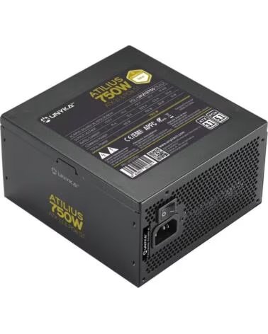 UNYKACH Fuente alimentacion atilus 3 1 gaming atx 750w
