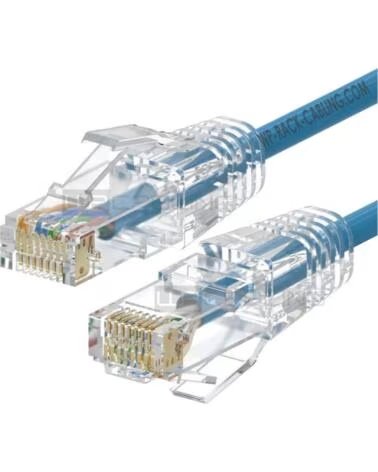 WP EUROPEAN CABLING SOLUTION Cable de red slim wp latiguillo rj45 u - utp cat 6a 0 2m azul