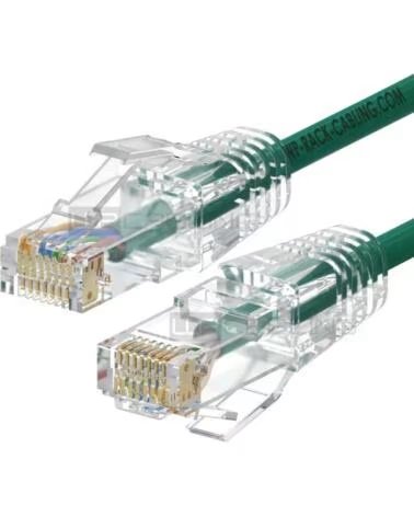 WP EUROPEAN CABLING SOLUTION Cable de red slim wp latiguillo rj45 u - utp cat 6a 0 2m verde