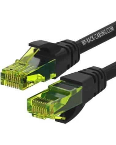 WP EUROPEAN CABLING SOLUTION Cable de red wp latiguillo rj45 u - utp cat 6a 0 2m negro