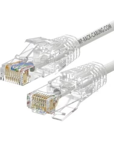 WP EUROPEAN CABLING SOLUTION Cable de red slim wp latiguillo rj45 u - utp cat 6a 0 2m blanco