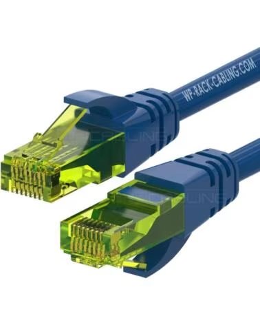 WP EUROPEAN CABLING SOLUTION Cable de red wp latiguillo rj45 u - utp cat 6a 0 5m azul