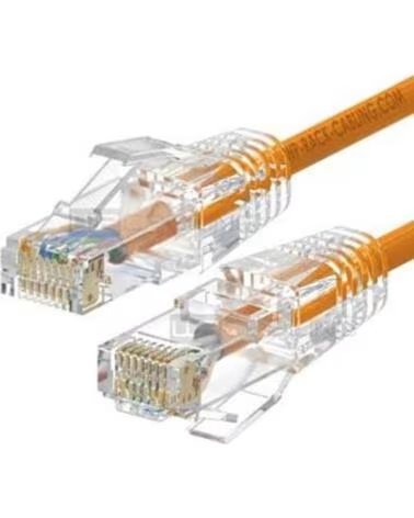 WP EUROPEAN CABLING SOLUTION Cable de red slim wp latiguillo rj45 u - utp cat 6a 0 2m naranja