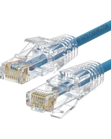 WP EUROPEAN CABLING SOLUTION Cable de red slim wp latiguillo rj45 u - utp cat 6a 0 5m azul